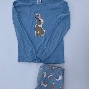 Girls bunny cotton PJ set